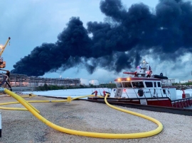 US-Golfküste: Logistik in Houston nach Großbrand eingeschränkt