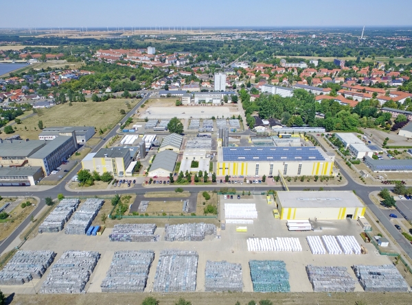 Texplast baut eine neue Halle für eine zusätzliche PET-Extrusionslinie (Foto: Alpla/Texplast)