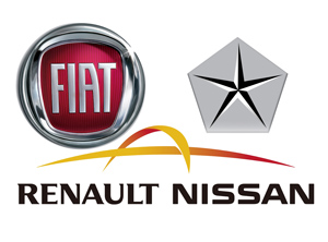 (Logos: FCA, Renault-Nissan; Montage: KI)