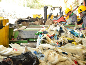 Folienrecycling bei Machaon Recyclage de Plastiques nahe Reims (Foto: Machaon)