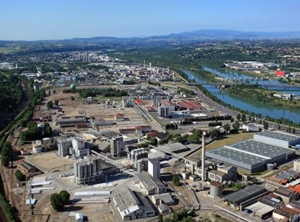 Der Standort Saint-Fons in der französischen Region Auvergne-Rhône-Alpes (Foto: Kem One)