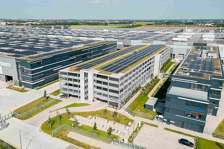 Zentrale des Maschinenbaukonzerns in Parsdorf bei München (Foto: VGP)
