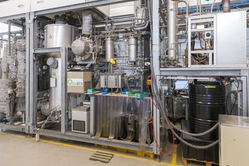 Um aus Abfällen Rohstoffe für die Produktion zu gewinnen: Covestro hält die Technologie von BioBTX für einen vielversprechenden Ansatz (Foto: Covestro)