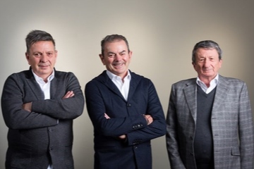 Bild aus glücklicheren Tagen: Maurizio, Angelo und Paolo Radici (von links, Foto: Radici)