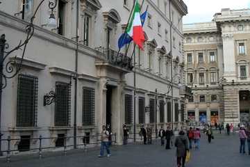 Im Palazzo Chigi, dem Regierungssitz in Rom, fordern die Gewerkschaften ein Treffen mit der Industrie (Foto: Italienische Regierung)