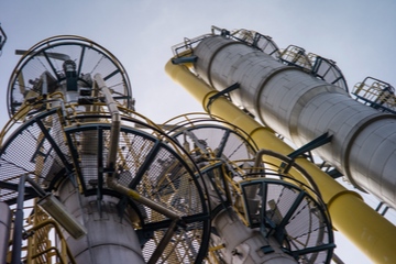 Anlagen der Polyamidstrecke in Leuna (Foto: Domo Chemicals)